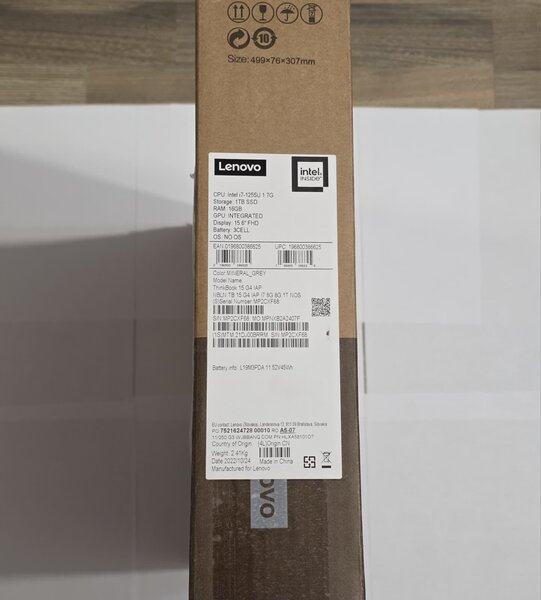 Laptop Lenovo ThinkBook 15 G4 IAP – i7‑1255U, 16GB RAM,1TB SSD–Sigilat